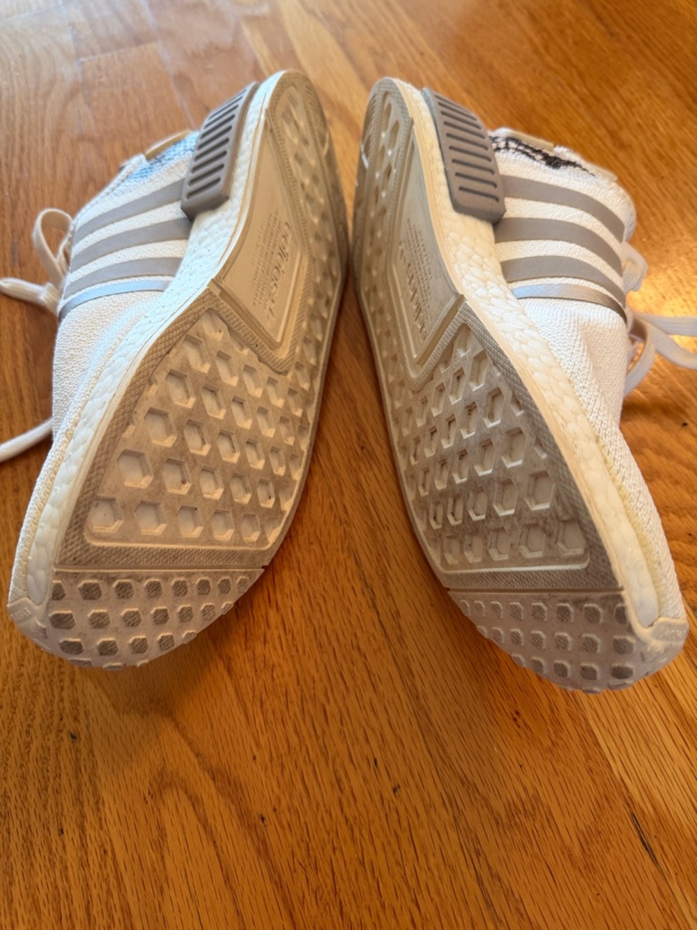Adidas NMD with snakeskin / cream and gray color sneakers - Picture 8 of 8